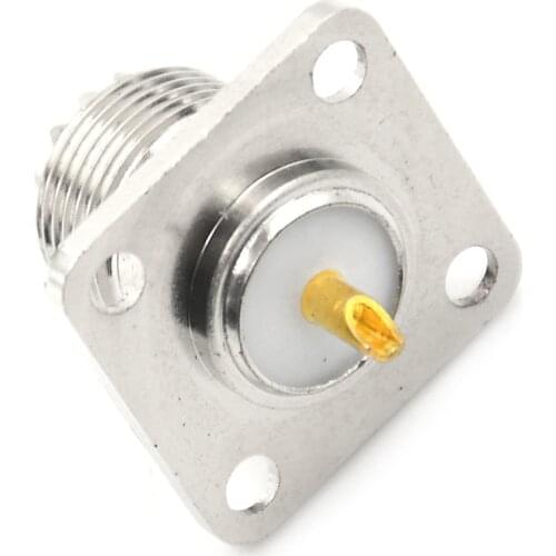 1 X Female SO239 Panel Chassis Mount Flange Deck Mount Solder Cup RF Connector Wholesale