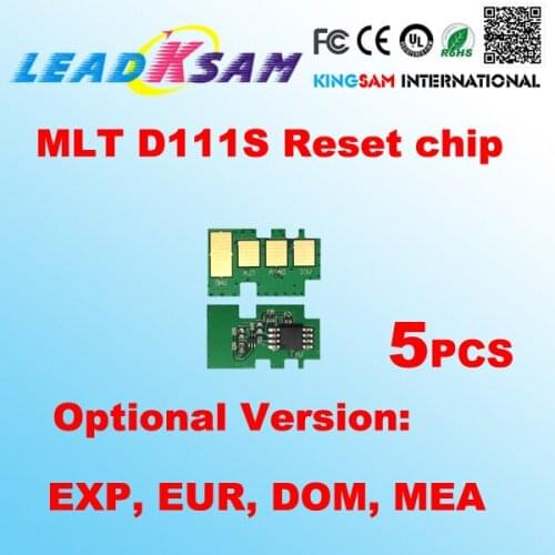 5x MLT d111s reset chip for Samsung Xpress SL-M2020W M2022 SL M2020 SL-M2020 M2070w mlt-d111s 111s 111 d111 toner