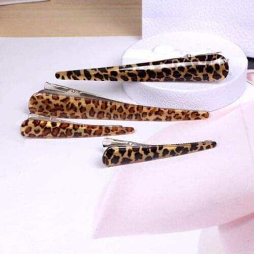 Acrylic Leopard Print Headwear Hair Clips & Pins Hair Accessories for Women
