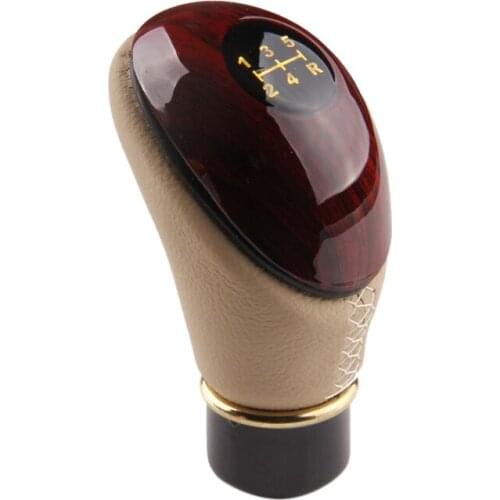Car Gear Stick Shifter Lever Knob PU Handle Cover for BMW- 5/6/7 Series X3 X4 X5 X6 Leather