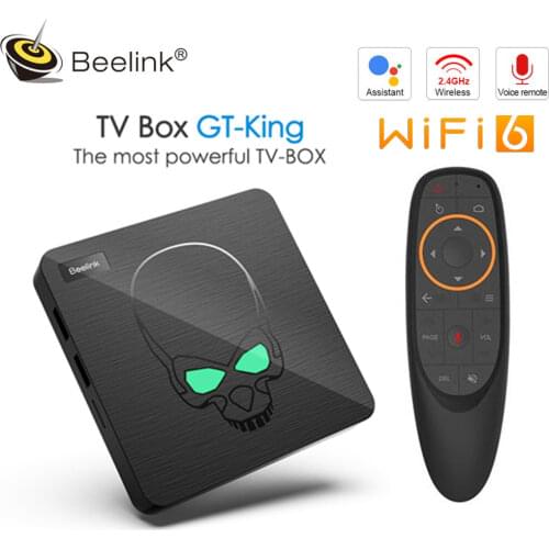 New Beelink GT-King Android 9.0 TV BOX Amlogic S922X 4G DDR4 64G EMMC Smart TV WIFI 6 1000M LAN 4K 3D Bluetooth4.0 Media Player