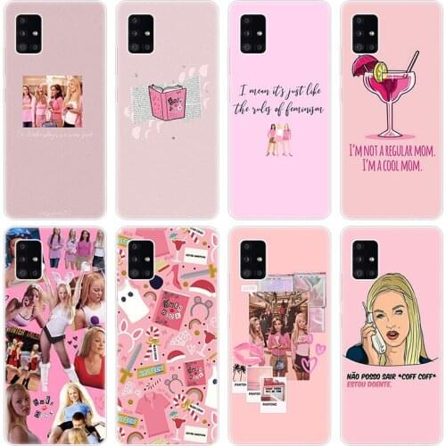 Mean Girls Burn Book Case for Samsung Galaxy A12 A02 A03S A21S A22 A32 A52 A72 A82 Quantum 2 S21 Plus FE Ultra M02S M12 Cover