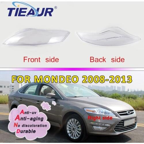 For Ford Mondeo Car Headlight Headlamp Clear Lens Auto Shell Cover 08-12 Transparent Glass Lens Cover Replacement Lampshade DIY