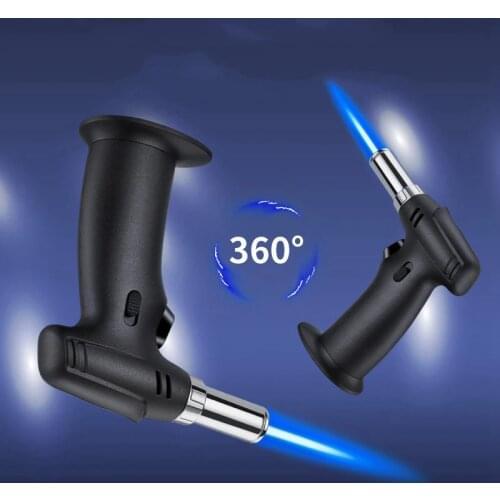 High jet Flame Butane Gas Lighter Torch Lighter BBQ Tools Flame Ignition Tool Jewelry Welding Pastry Cooking Spray Gun Lighters