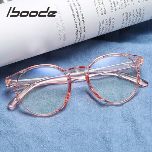 Iboode Anti Blue Rays Radiation Blocking Glasses Men Women Computer Goggles Anti-UV Flat Mirror Eyeglasses Blue Light Glasses