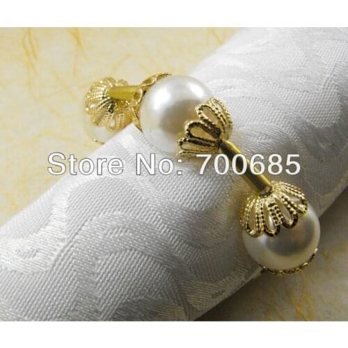 Napkin ring beaded wedding napkin ring, napkin holder, decoration napkin ring