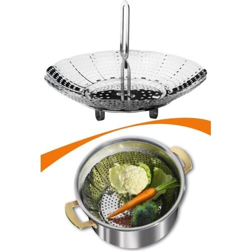 Kitchen tools Vegetable Haşlam. Material, Stainless Steaming Blanching Vegetables Basket tray Pendulum Vegetables fruit butter tray