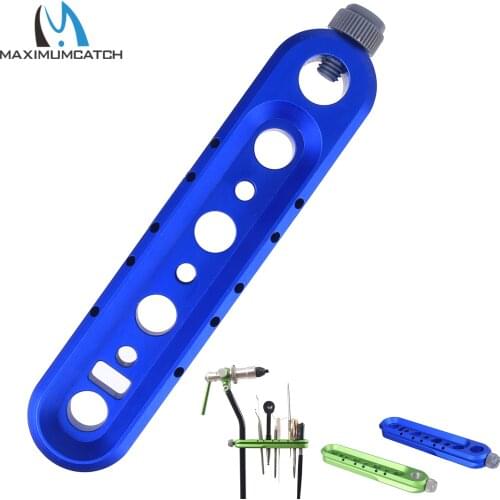Maximumcatch Fly Tying Vise Tool Bar Attachment Adjustable Fly Fishing Tools Caddy holder Organizer