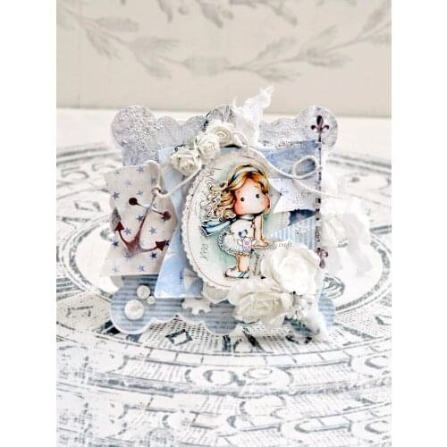 Mmao Crafts Metal Steel Cutting Dies new Wavy cloud square frame Stencil For DIY Scrapbooking Paper/photo Cards Embossing Dies