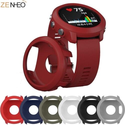 Soft silicone Light-weight colourful Protector Case Cover For Garmin Forerunner 645/645 Music Smart Watch