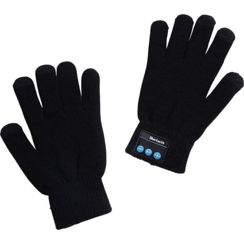 Newly Winter Warm Touch Screen Wireless Bluetooth Speaker Gloves For Unisex Fashion Smart Gloves For Outdoor Sports 2020