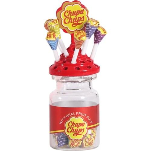 New Miniature Dollhouse 1: 6 Scale Candy Can With Candies Lollipop for Blyth,ob11,bjd,Barbies Doll Pretend Food Kitchen toys