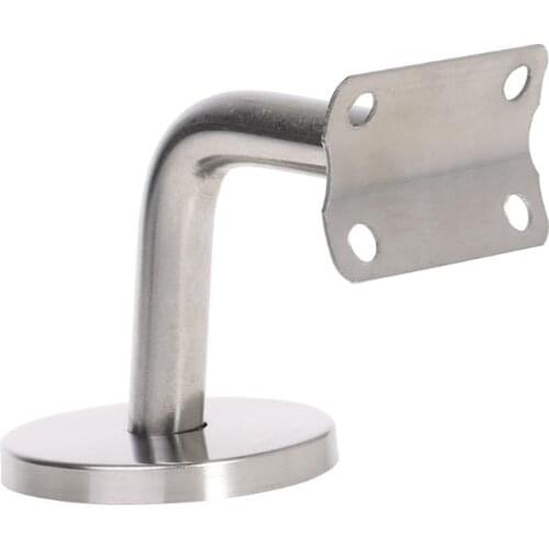 OOTDTY 1PC Stainless Steel Stair Handrail Bracket Wall Mounted Bracket Banister Rail Support House Improvement Brackets