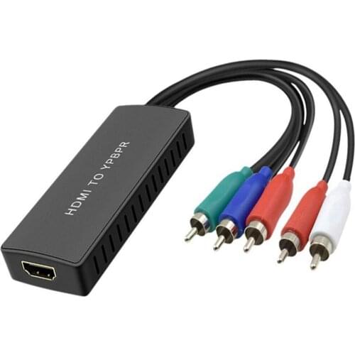 HDMI to Component Video YPBPR Adapter Converter for Apple TV DVD Players Nintendo Switch Chromecast Game Console