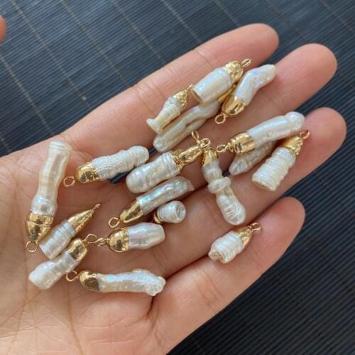 1pcs Wholesale Multicolor Irregular Shape Pendant Freshwater Pearls for Jewelry Making DIY Handmade Accessories Bead Decoration