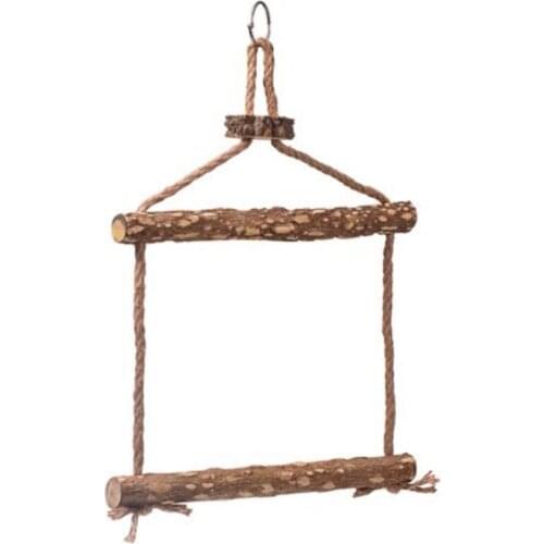 Practical Parrot Toys for Bird Building Blocks Cage Accessories Love Swing Decoration Perch Budgie Parakeet