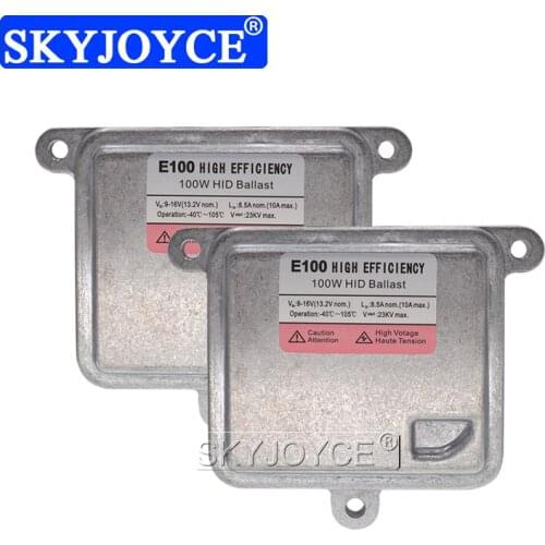 SKYJOYCE 2PCS High Power Fast Bright 100W Xenon HID Ballast For Car Light Xenon Kit HID Headlight Bulbs H1 H7 H11 HB3 HB4 D2H
