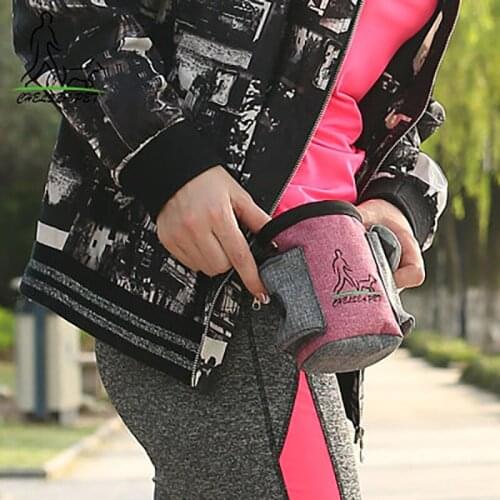 IdYllife Outdoor Pet Dog Treat Dog Training Treat Bags Pet Feed Storage Portable Pouch Puppy Snack Reward Waist Bag