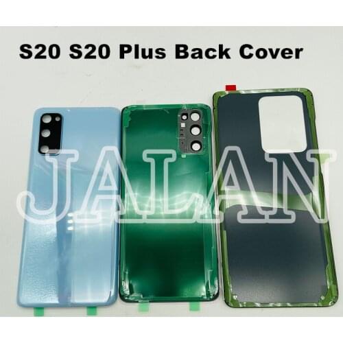 Back Cover For Samsung S20 S20plus S20ultra Battery Back Case Replacement Back Glass With Lens Cap