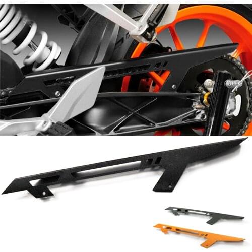 1pcs Black/Orange Motorcycle Chain Oiler Protector Guard Cover For DUKE125 200 250 390 RC 125 200 250 390 2011-2021