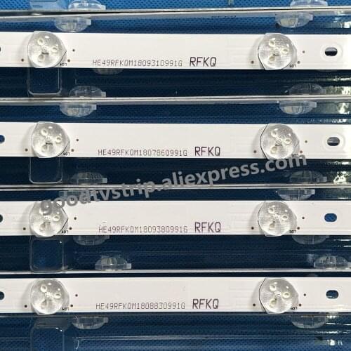 1set=4pcs HI SENSE_49_HD490DF-B71_4X10_3030C 124MA31RR-B1 HE49RFKQ1X70 LSC490FN03 49EQX10 49CFS71 HD490DF-B71\S10