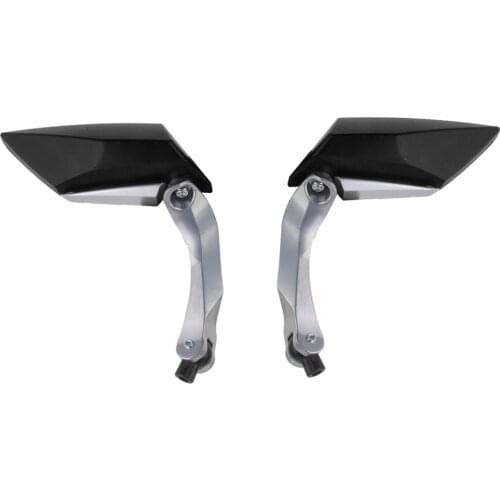2pcs Side Mirrors Motorcycle Universal Adjustable Mirror Angle 15 X 5cm