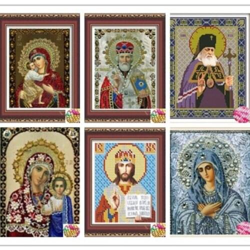 2021 New 5D Crystal Round Diamond Painting Diy Diamond Paint Embroidery Home Decor Dimond Mosaic Religious for People Gift