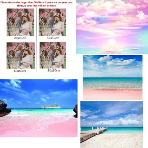 Diamond Painting Landscape 5D Diy Dream Seaside Square Diamond Round Diamond Full Diamond Custom Cross Stitc Mosaic Home Decora