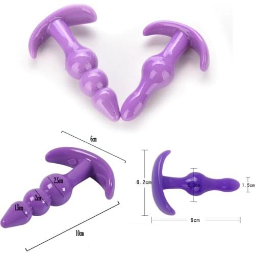 Anal Beads Jelly Anal Plug Butt Plug G-spot Prostate Massager Silicone Adult Sex Toys For Woman Men Gay Erotic Products