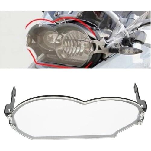 For BMW R1200GS Grille Headlight Protector Guard Lense Cover Fit Mounting bracket For BMW R 1200 GS LC ADV 06-13 Acrylic