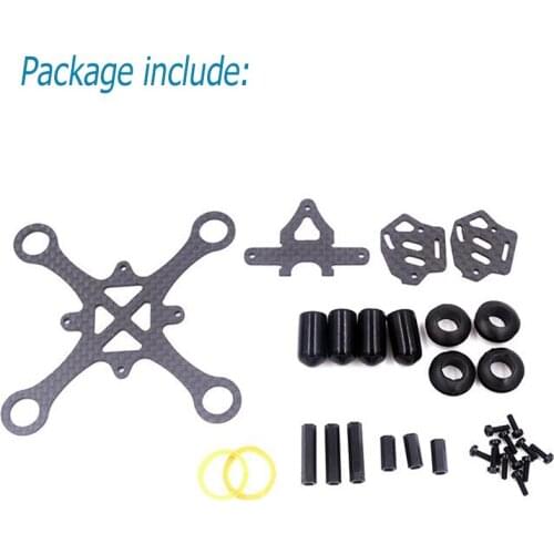 EYAS 55 Mini Drone Quadcopter Frame Kit 85mm for RC UAV Indoor FPV Racing F3 flight control 7mm/8mm Mini Brush Motor 55mm Prop