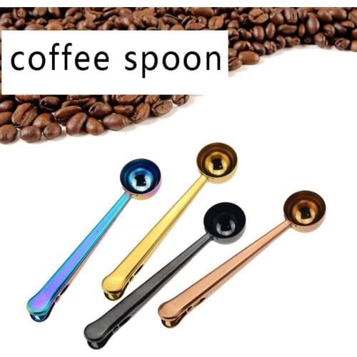 Good Sealing Measuring Spoons Coffeeware Coffee Spoon Supply Clip Liquid Handle Milk For Kitchen And Seasoning Long With Po B0Q3
