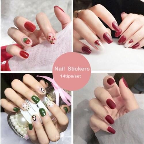Lamemoria Instant Nail Art Sticker Nails Wrap Foil Nail Art DIY Manicure Decor Sticker Tips Fashion Style Nail Stickers