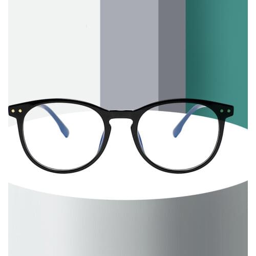 2020 Fashion Women Glasses Frame Men Black Eyeglasses Frame Vintage Round Clear Lens Glasses Optical Spectacle Frame