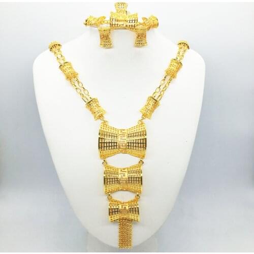 Fashion jewelry woman jewelry set necklace earrings pendant romantic jewelry wedding jewelry party travel jewelry