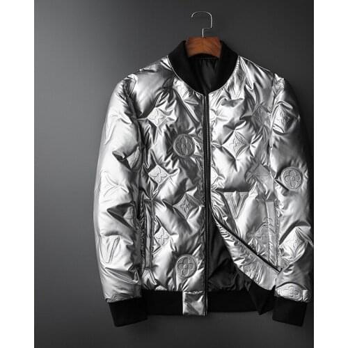 Mens Classic Football plaid Down Jackets Great Designer 2020 Winter New Feather Outdoor Thick Warm Shining Stage Coats 19818