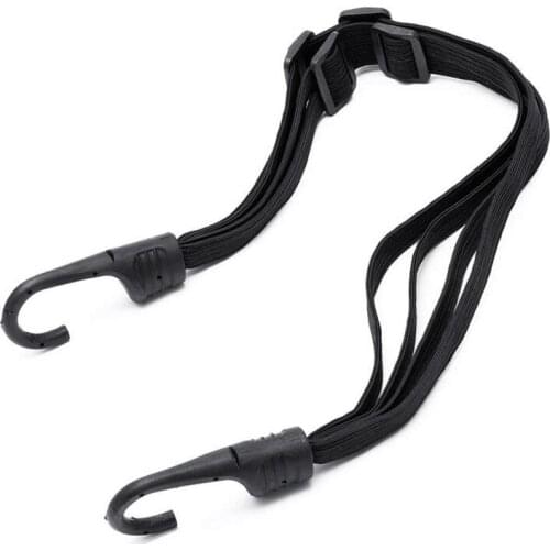 Padded helmet net motorcycle helmet luggage retractable stretch rope strap, 2 hooks