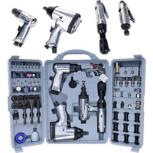 71 pcs Air Tool Set Air Impact Wrench And Accessories Kit With Storage Case