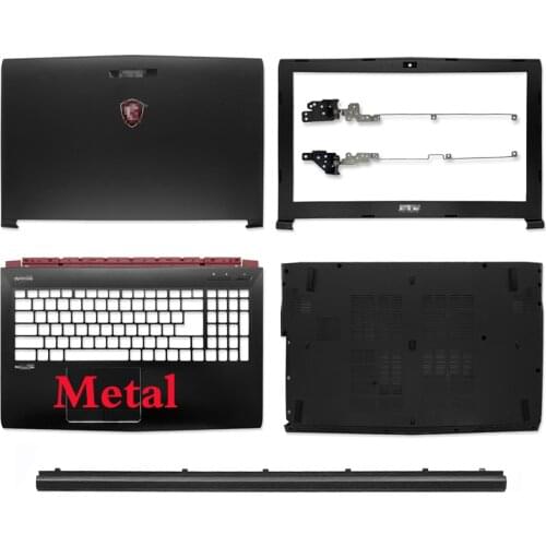 New Top Cover For MSI GP62 GP62MVR GL62 GL62M MS-16J5 J6 J9 LCD Back Cover/Front Bezel/Hinges/Pamrest/Bottom Case/Hinge Cover