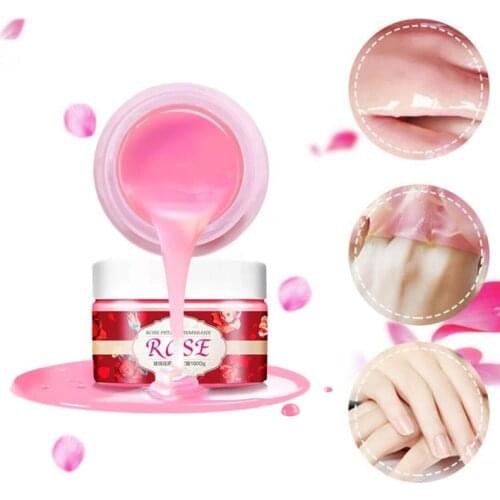 New Rose Nail Paraffin Wax Fungal Nail Treatment Wax Sleek Smooth Exfoliation Skin Moisturizing Whitening Fine Lines Hand Care