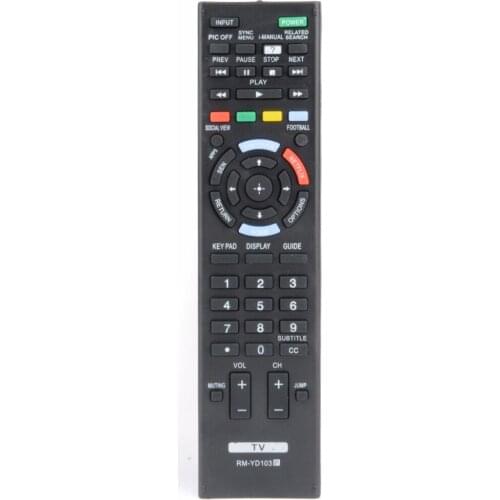 Onsale 1pc Remote Control Plastic Controller For SONY Bravia TV KDL-40HX750 KDL-50W790B RM-YD103 KDL-32HX758 KDL-32HX759
