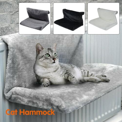 Pet Cat Animal Hammack Luxury Radiator Bed Hanging Winter Warm Fleece Basket Hammocks Metal Iron Frame Sleeping Bed for Cats