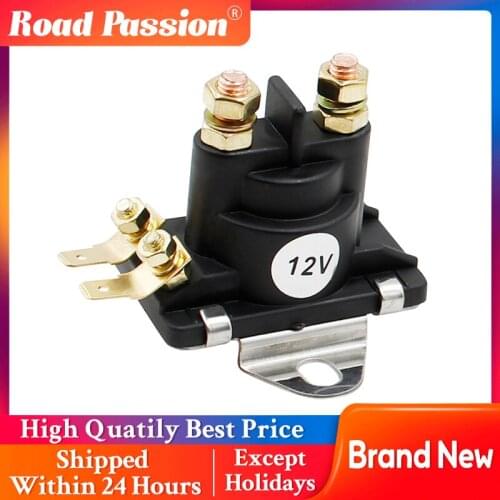Road Passion Motorcycle Starter Relay Solenoid for 45-435-07 67-707 3083211 4010930 240-22018 SSE6007 10-LG1077 Relay
