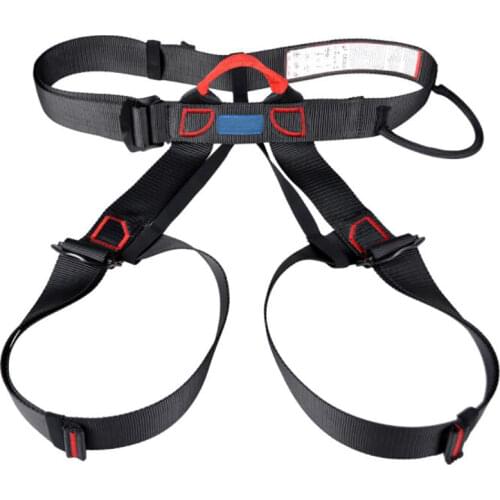Climbing Harness, Rock Climbing Harness Protect Waist Safety Harness, Half Body Harness for Mountaineering Fire Rescuing