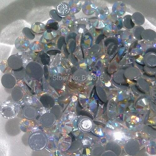 SS 20 hotfix rhinestone crystal AB 1440pcs each pack for muslim bridal wedding dress by China post air mail free shipping