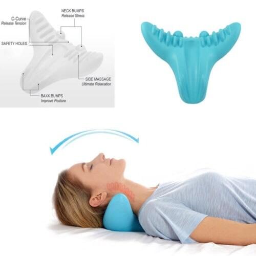 Super Comfortable Support Pillow Neck & Shoulder Relaxer Neck Pain Relief Massage Pillow Neck Support Pillow
