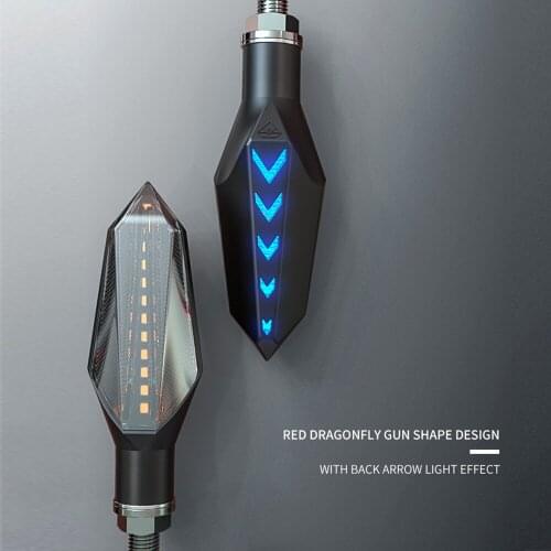 Universal Motorcycle LED Flexible Turn Signal FOR yamaha yzf 250 Benelli stels 600 BMW ninet honda silver wing cb650f moto