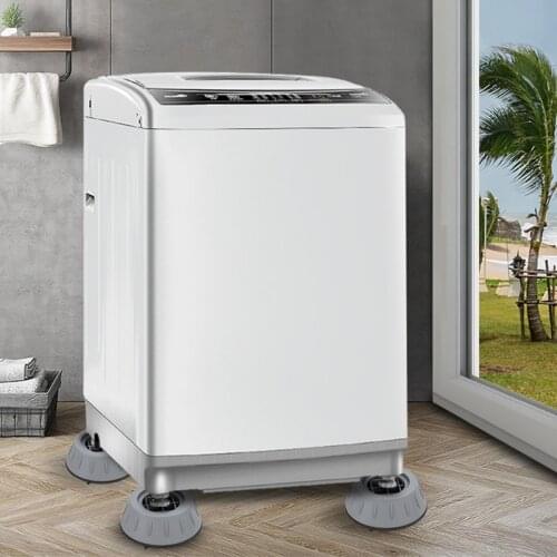 General Furniture Heightening Pad 4Pcs Shockproof Silicone Duty Riser Sofa Foot Pad Antislip for Refrigerator TS2