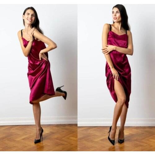 Women 2020 New Sexy Long Silk Kimono Dressing Gown Bath Robe Bridal Gowns Babydoll Lingerie Nightdress Knee Length