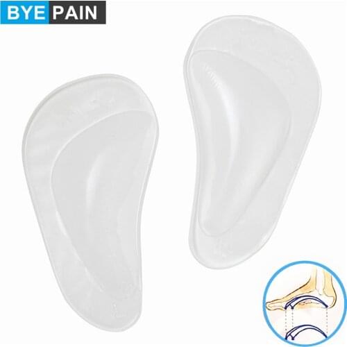 1Pair Foot Care Arch Support Insoles - PU Gel Orthopedic Orthotic Insoles - Correct Flat Feet- Relieves Pain & Reduces Pressure